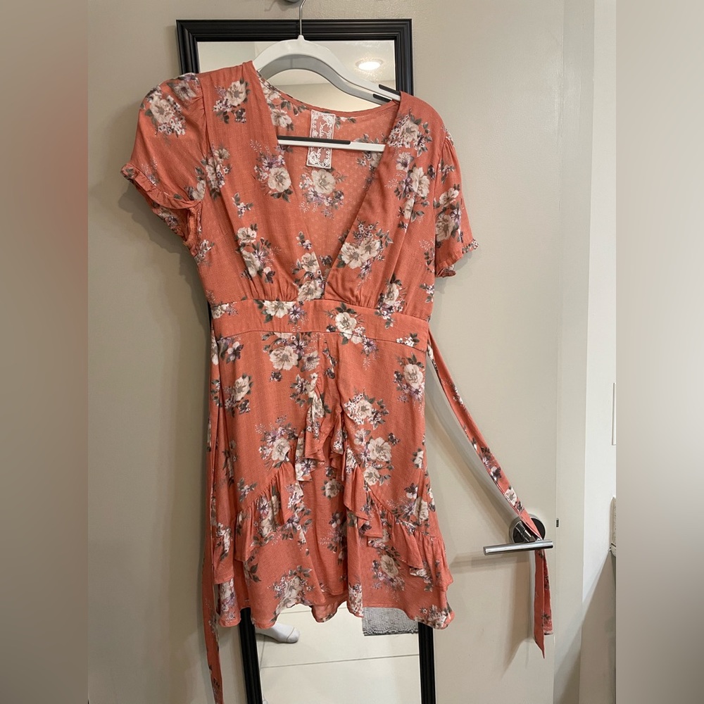Sadie & Sage, Pink Floral Dress